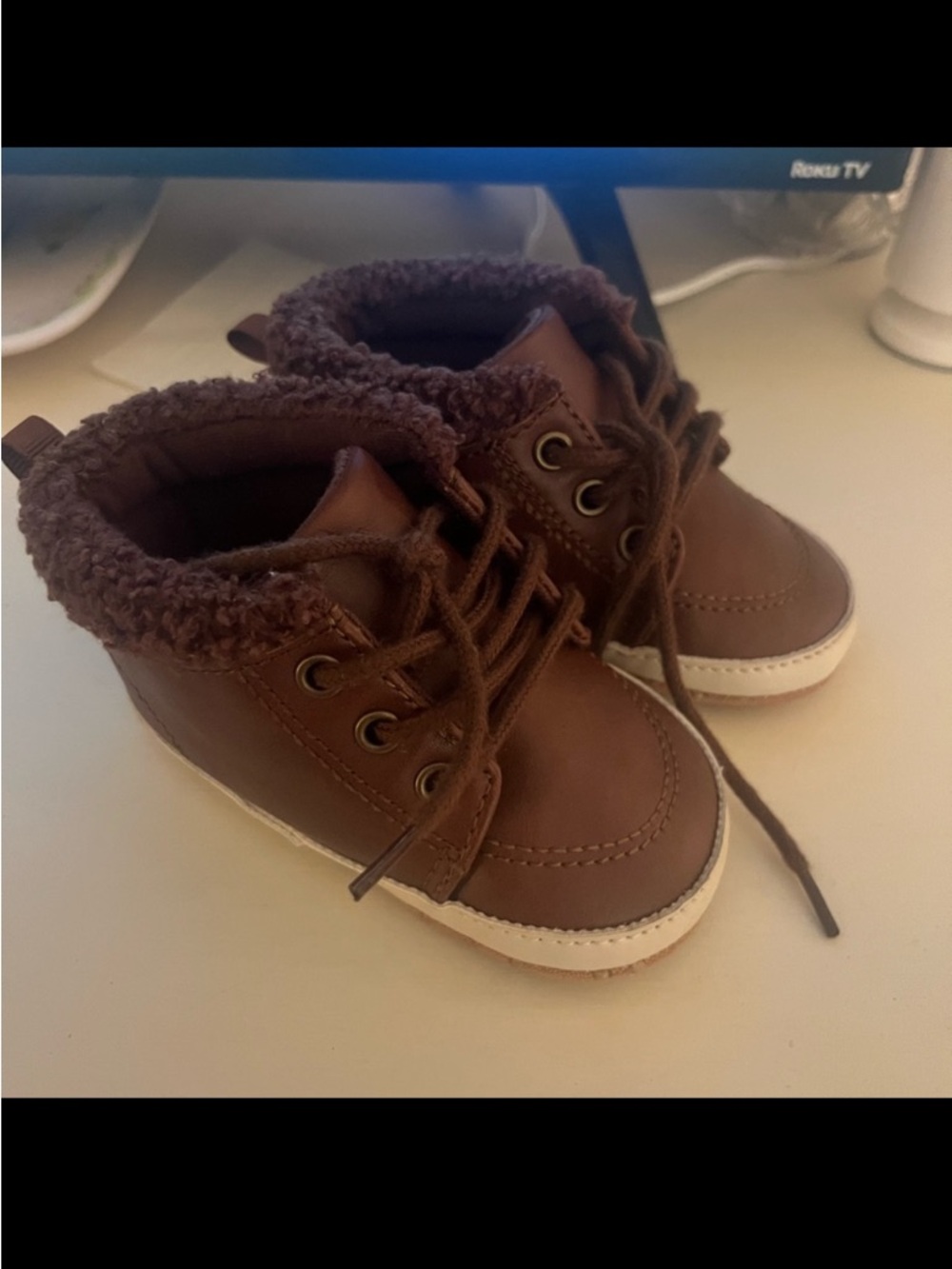 3/$15 - Brown 18mo Old Navy Baby/Toddler Booties